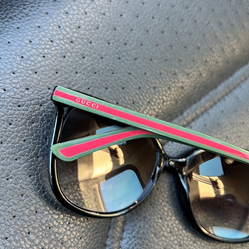 Authentic Gucci Sunglasses with Gucci case - wallet (convertible)